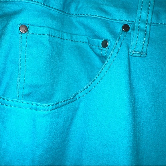 NWT Jag Women’s Chloe Skinny Jeans Chino Tropical Pool Teal New Size 12 - Picture 4 of 12